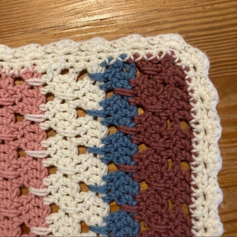 Large Handmade knit blanket_5